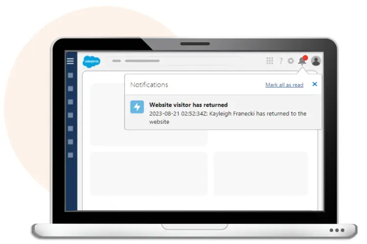 Notification in Salesforce
